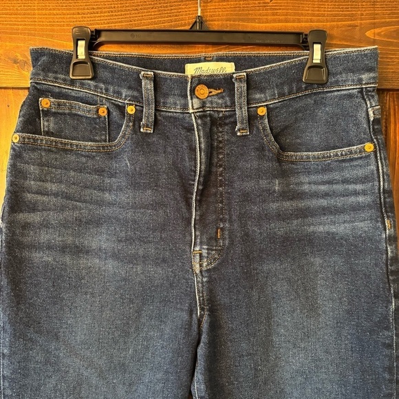 MADEWELL Y2K 90s 2000s Dark Wash Denim The Mom Jean High Rise Denim 29 - Picture 4 of 12